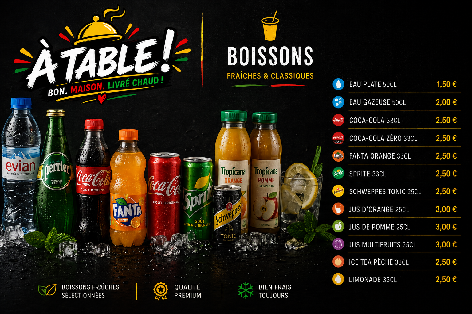 Boissons À TABLE !
